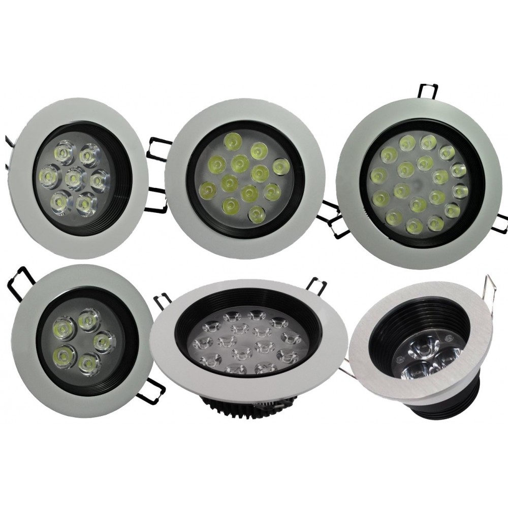 MWS Faretto led da incasso con alette a molla...