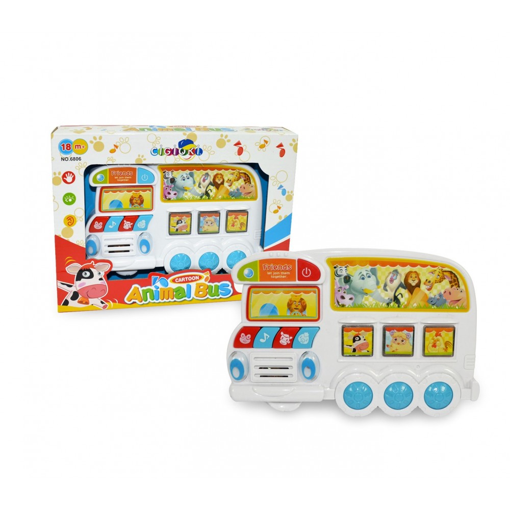 Gioco interattivo per bambini ANIMAL BUS 6806 riproduce i versi degli animali