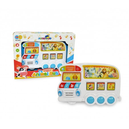 Gioco interattivo per bambini ANIMAL BUS 6806 riproduce i versi degli animali Gioco interattivo per bambini ANIMAL BUS 6806 riproduce i versi degli animali