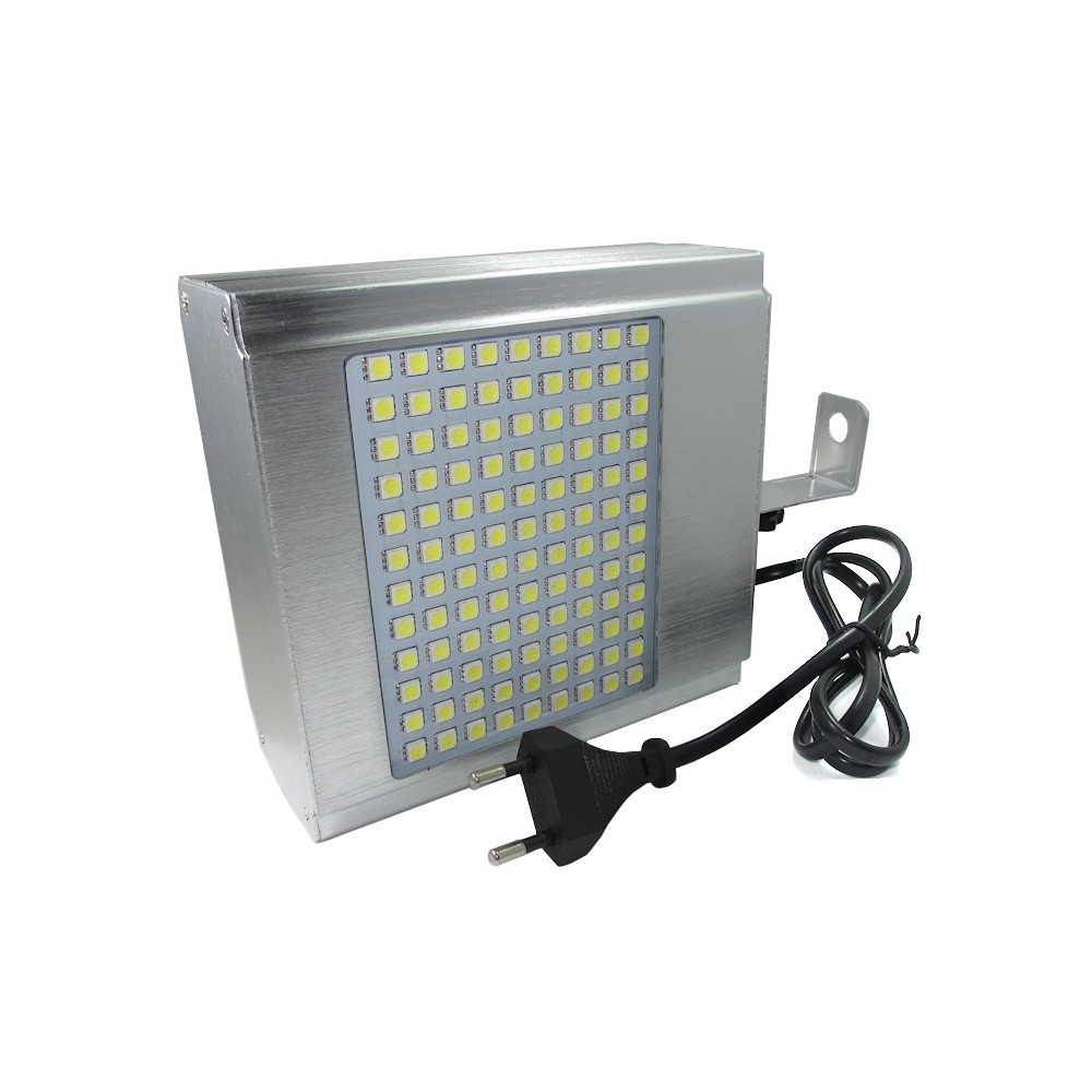 Strobo led lampeggiante 108 led lampada luce bianca smd flash stroboscopica disco dj effetto disco