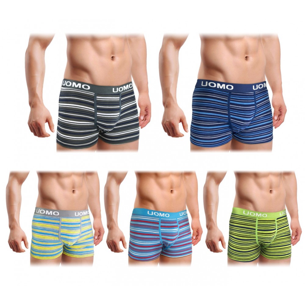 Pack da 5 boxer da uomo modello HUSTON VZB104 Taglie dalla M alla XXXL