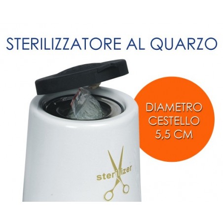 Sterilizzatore a quarzo con microsfere 250 gradi 100 watt