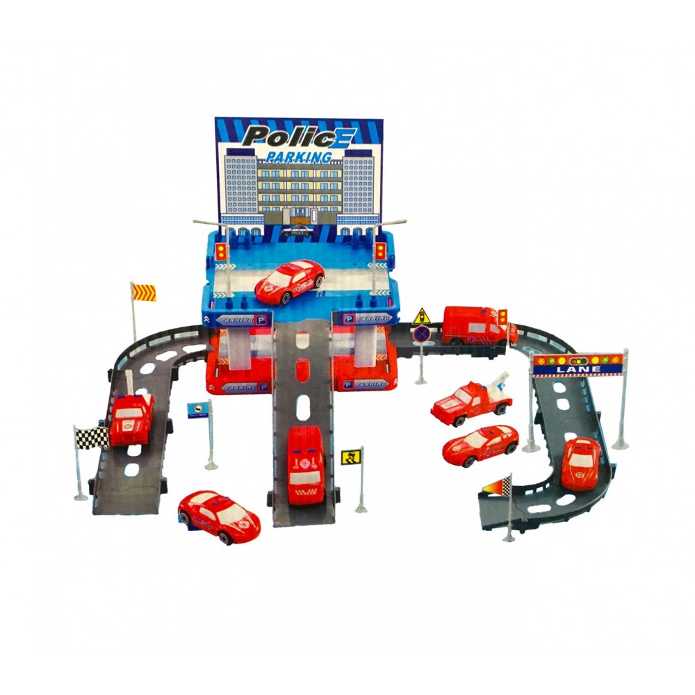  Playset garage della polizia CIGIOKI da assemblare 