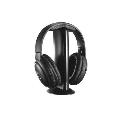 Cuffie wireless 5 in 1 per pc radio skype msn hi-fi cuffia senza fili