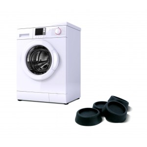 Image of Set di 4 gommini ammortizzanti 370650 per lavatrice ed asciugatrice ø 5,5 cm 7106899667768
