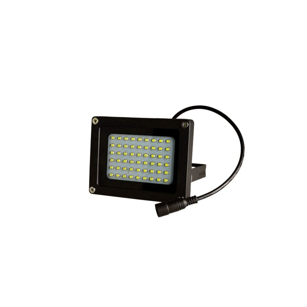 Faro led 10 W 370 lumen con pannello fotovoltaico da esterno luce fredda