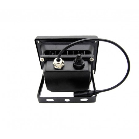 Faro led 10 W 370 lumen con pannello fotovoltaico da esterno luce fredda