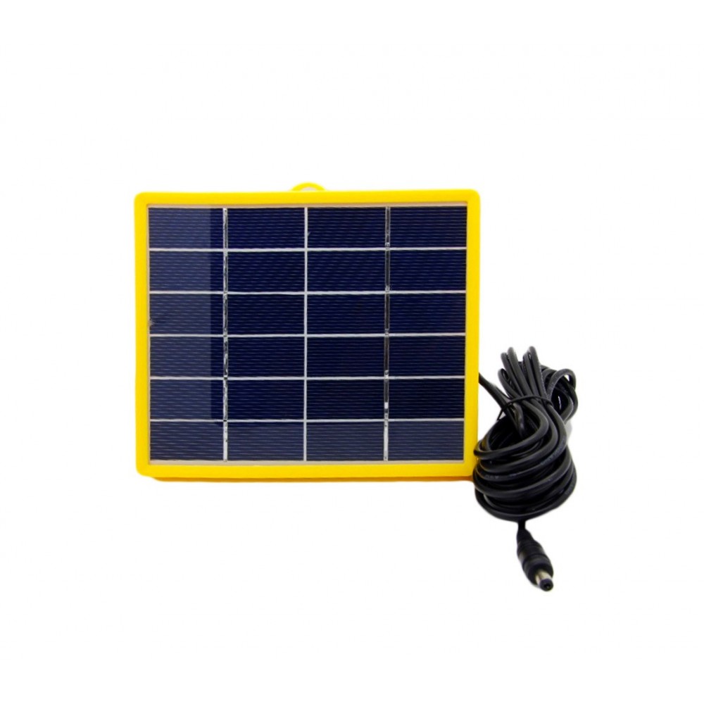 Faro led 10 W 370 lumen con pannello fotovoltaico da esterno luce fredda