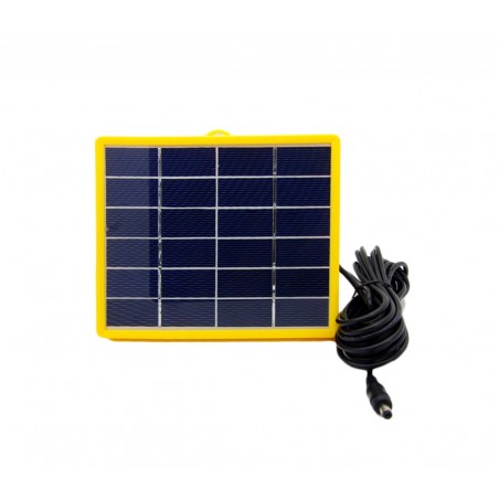 Faro led 10 W 370 lumen con pannello fotovoltaico da esterno luce fredda