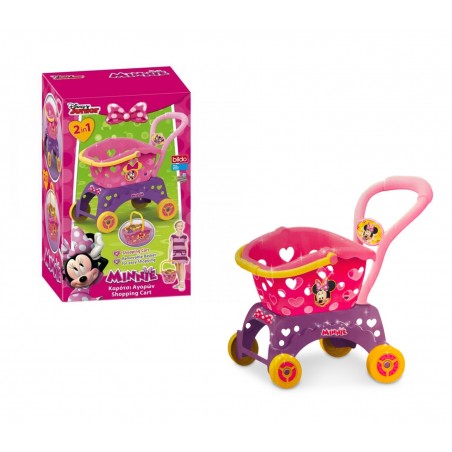 Carrello della spesa di MINNIE 8419 con cestino estraibile 2 in 1 Carrello della spesa di MINNIE 8419 con cestino estraibile 2 in 1