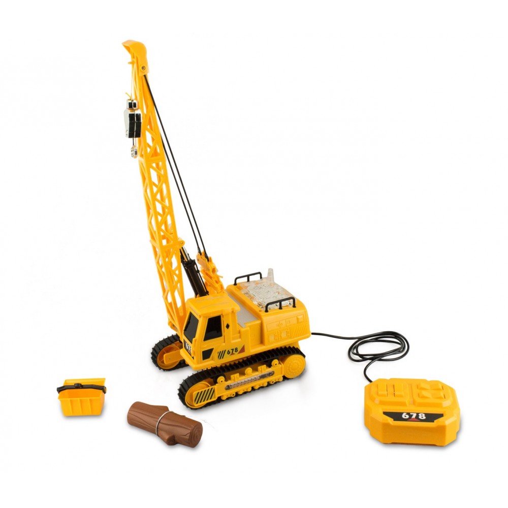 Grù cingolata 102393 I GIGANTI DELLE COSTRUZIONI filoguidata con movimenti reali