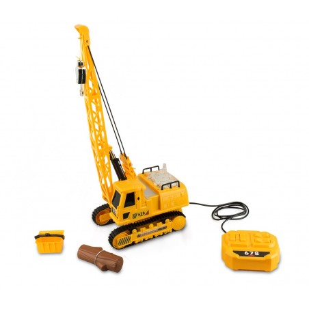 Grù cingolata 102393 I GIGANTI DELLE COSTRUZIONI filoguidata con movimenti reali