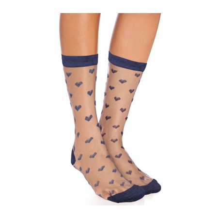 Pack da 12 paia calzini da donna 214679 mod. SPARKLY taglia unica trama glitter