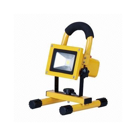 Faro led portatile ricaricabile con batteria integrata flood light 10W - 20W luce bianca fredda
