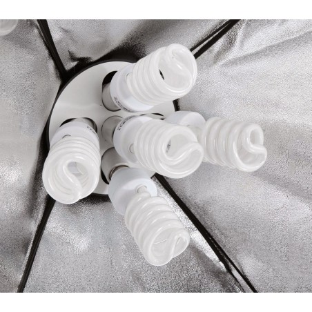 Set softbox fotografia 4499 due stand con 10 lamapde incluse e comoda custodia 
