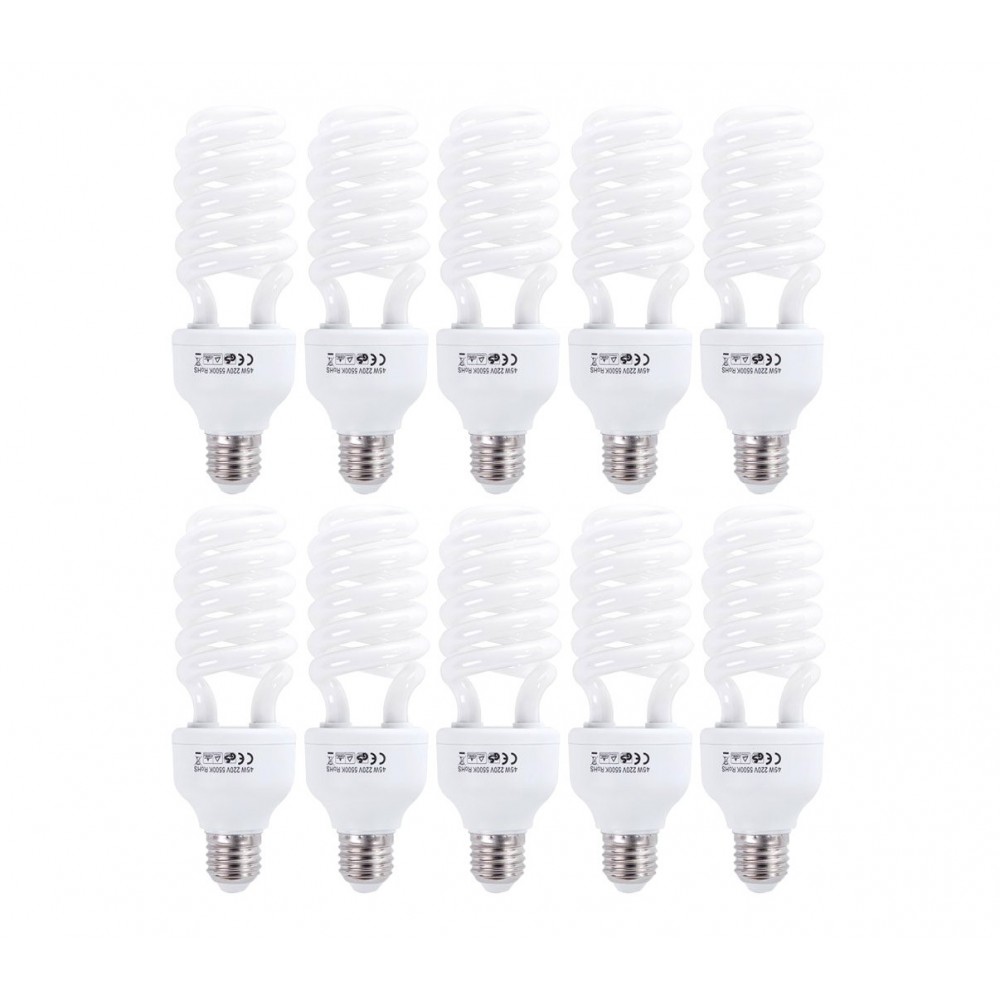 Set softbox fotografia 4499 due stand con 10 lamapde incluse e comoda custodia 