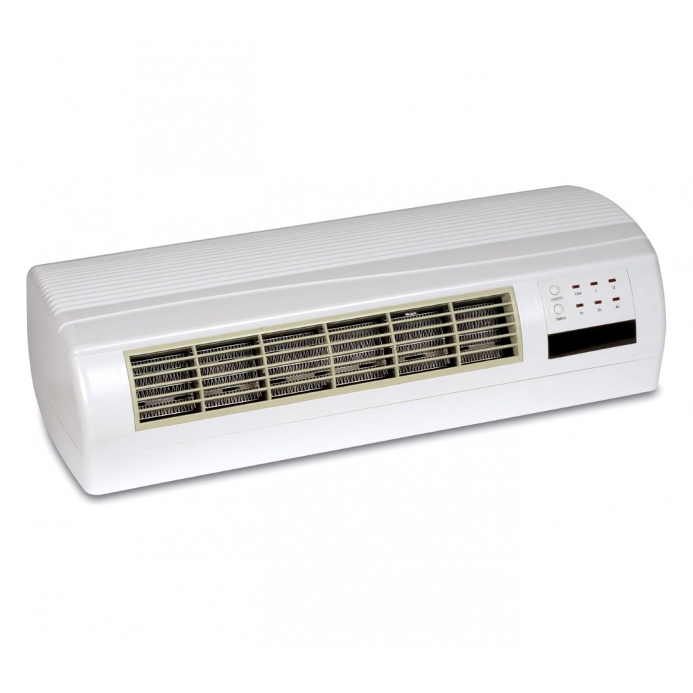Termoventilatore a parete 586112 JUST WHITE DICTROLUX con telecomando 2000W