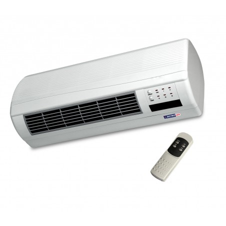 Termoventilatore a parete 586112 JUST WHITE DICTROLUX con telecomando 2000W
