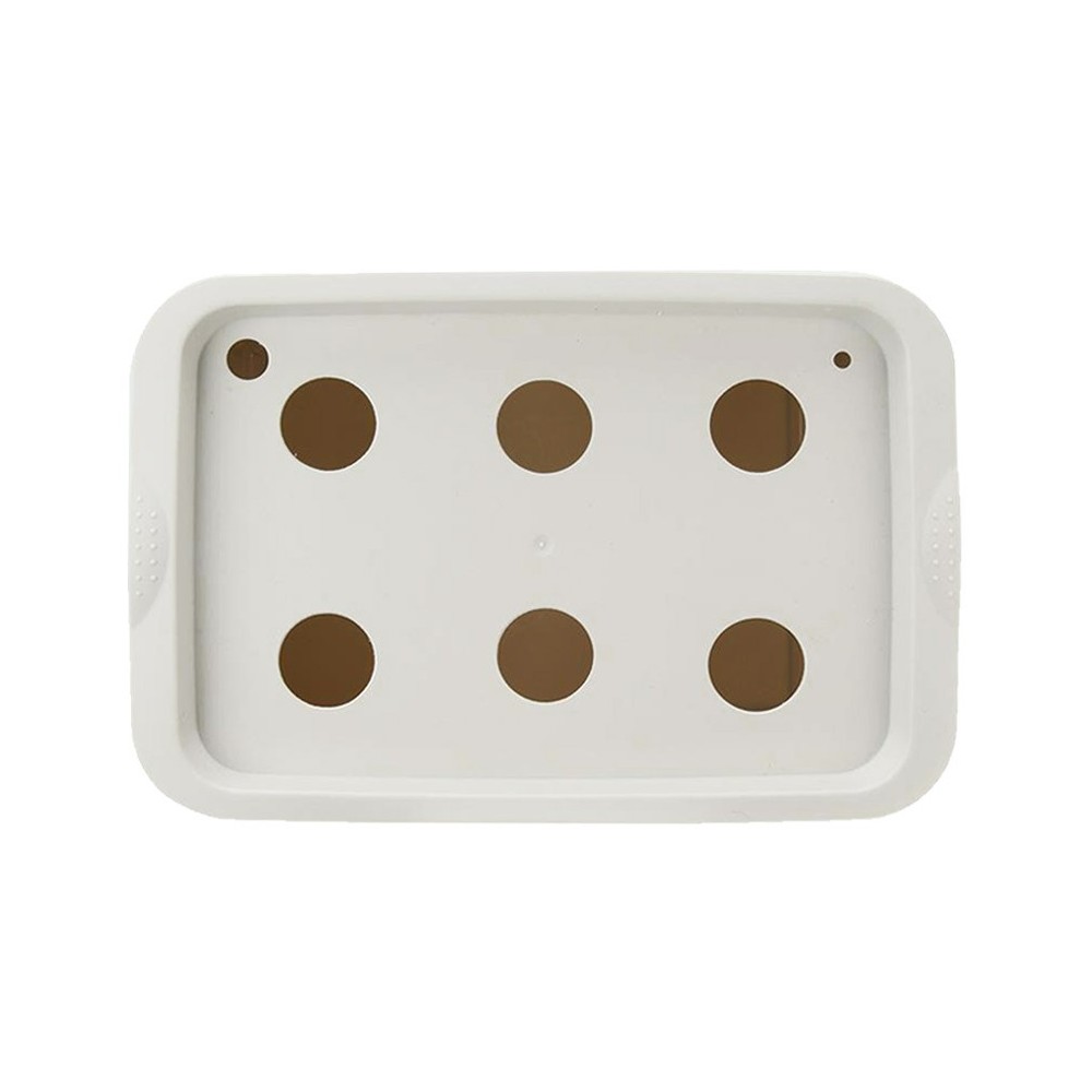 Kit per coltivazione IDROPONICA 4496 con box a 6 fori 41.3 x 27.6 cm