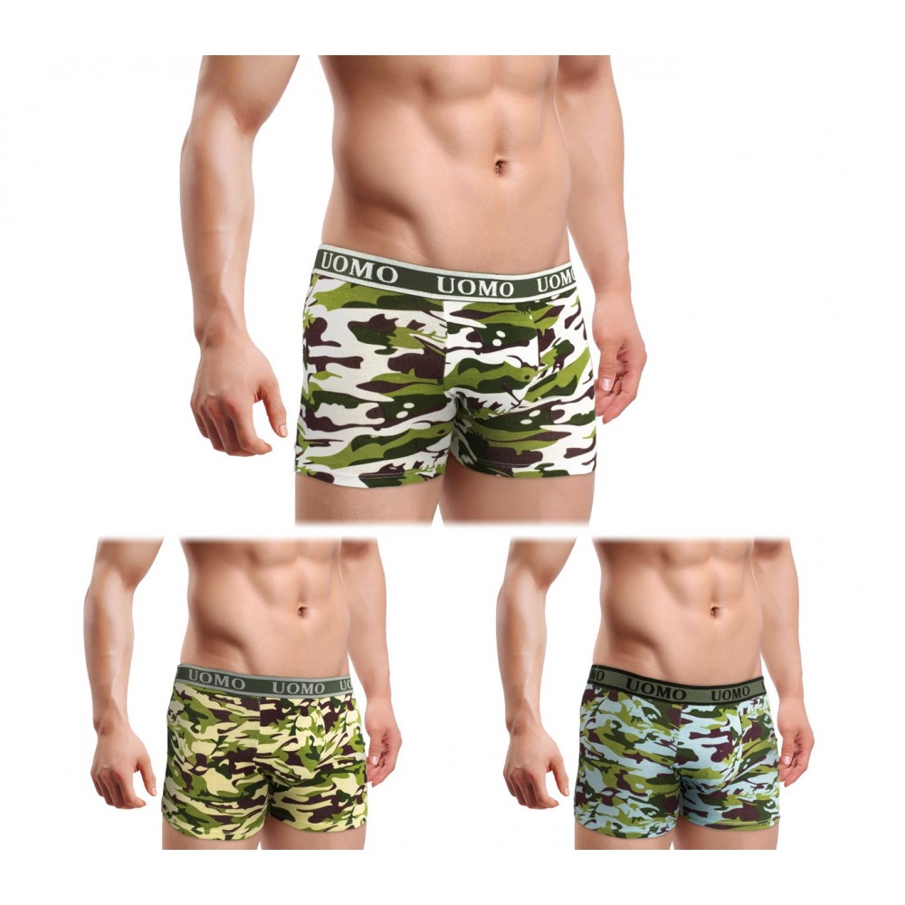 Boxer da uomo mod. CAMOUFLAGE PT6809 taglie disponibili dalla M alla XXXL