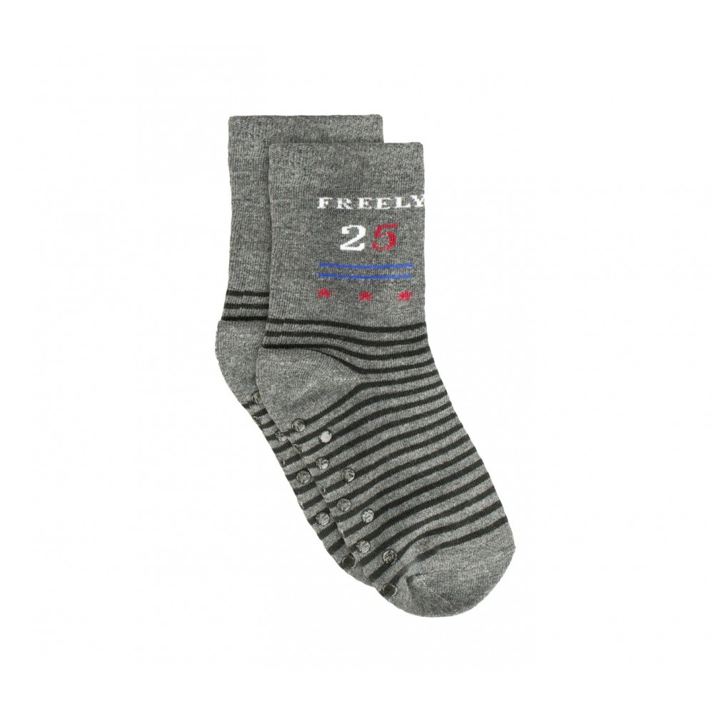 Calzini da bambino N623 mod. BABY BOY con antiscivolo taglia unica dal 24 al 31