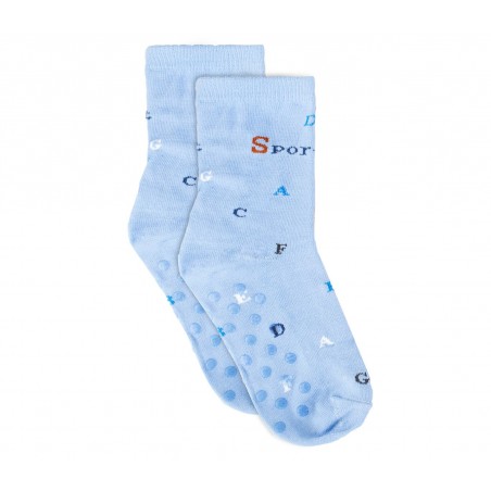 Calzini da bambino N623 mod. BABY BOY con antiscivolo taglia unica dal 31 al 36
