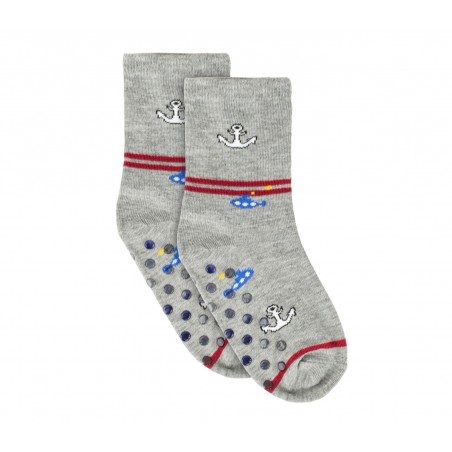 Calzini da bambino N623 mod. BABY BOY con antiscivolo taglia unica dal 31 al 36