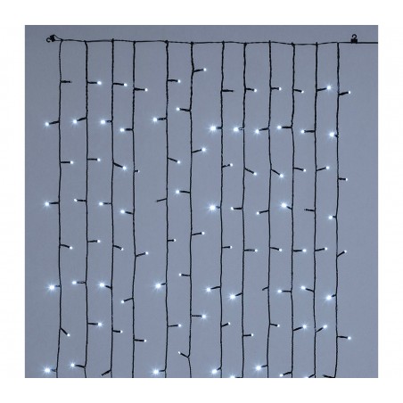 Luci natalizie MANTELLO 180 led 561313 LUCE FREDDA per alberi fino a 180cm