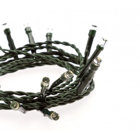 Luci natalizie MANTELLO 180 led 561313 LUCE FREDDA per alberi fino a 180cm