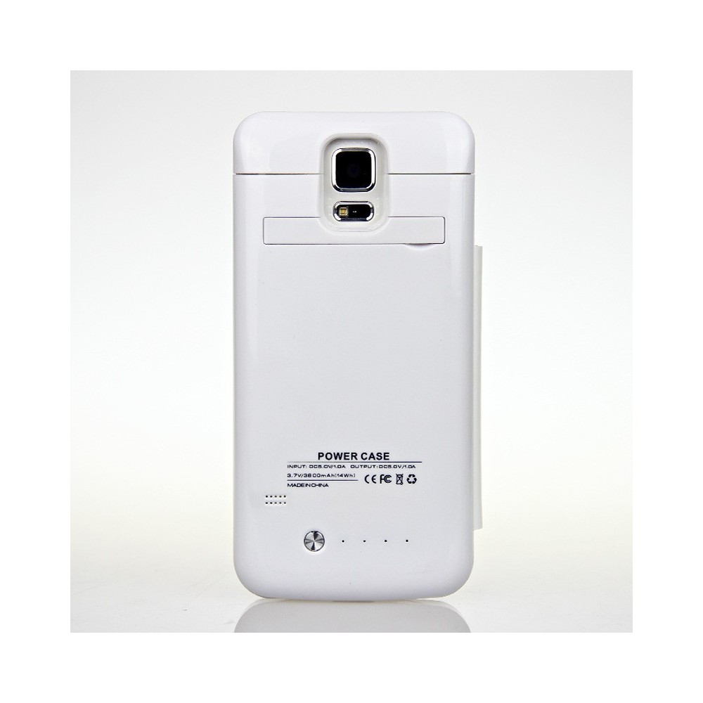 Custodia cover carica batteria Samsung Galaxy S5 3800 mha Custodia cover carica batteria Samsung Galaxy S5 3800 mha