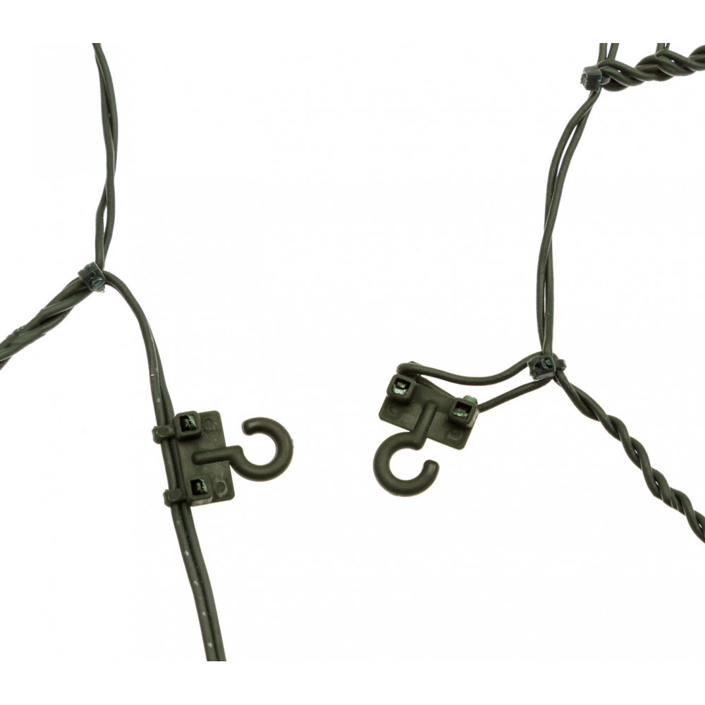 Luci natalizie MANTELLO 180 led 561313 LUCE FREDDA per alberi fino a 180cm