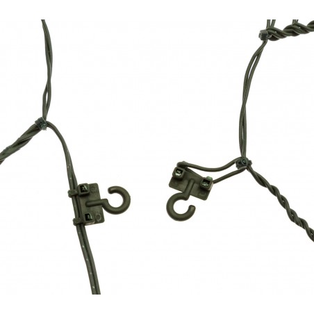 Luci natalizie MANTELLO 180 led 561313 LUCE FREDDA per alberi fino a 180cm