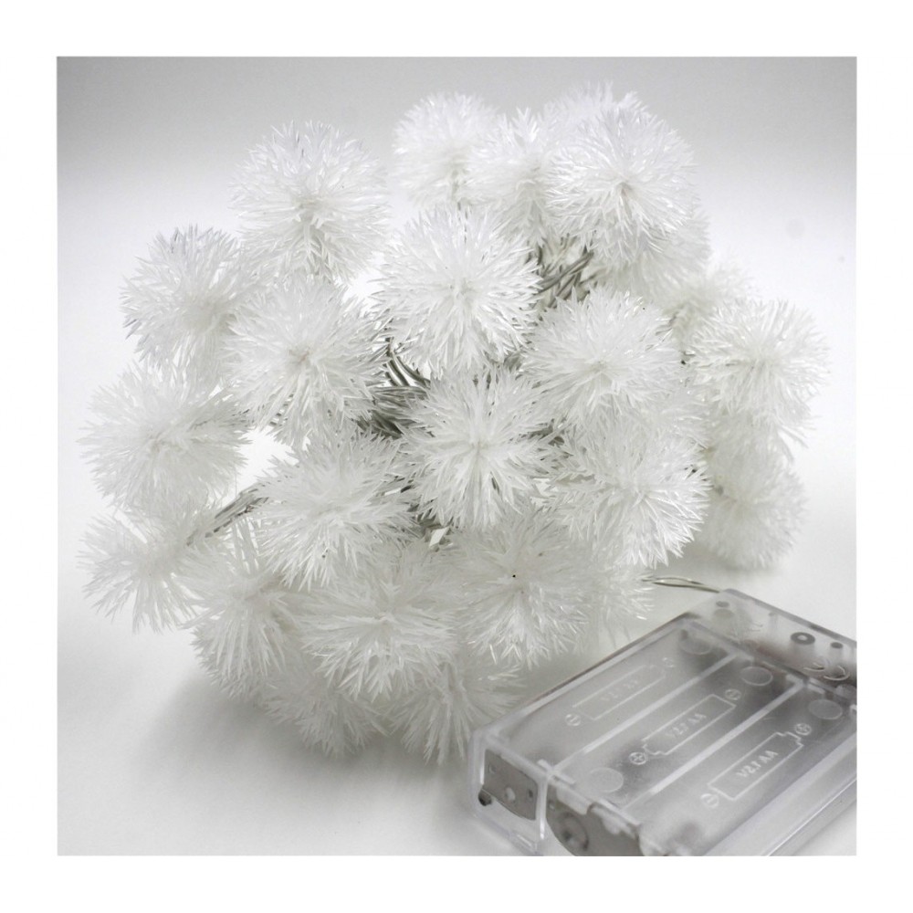 Serie 20 led LUCI NATALIZIE da INTERNO 561335A forma fiocco di neve a batterie