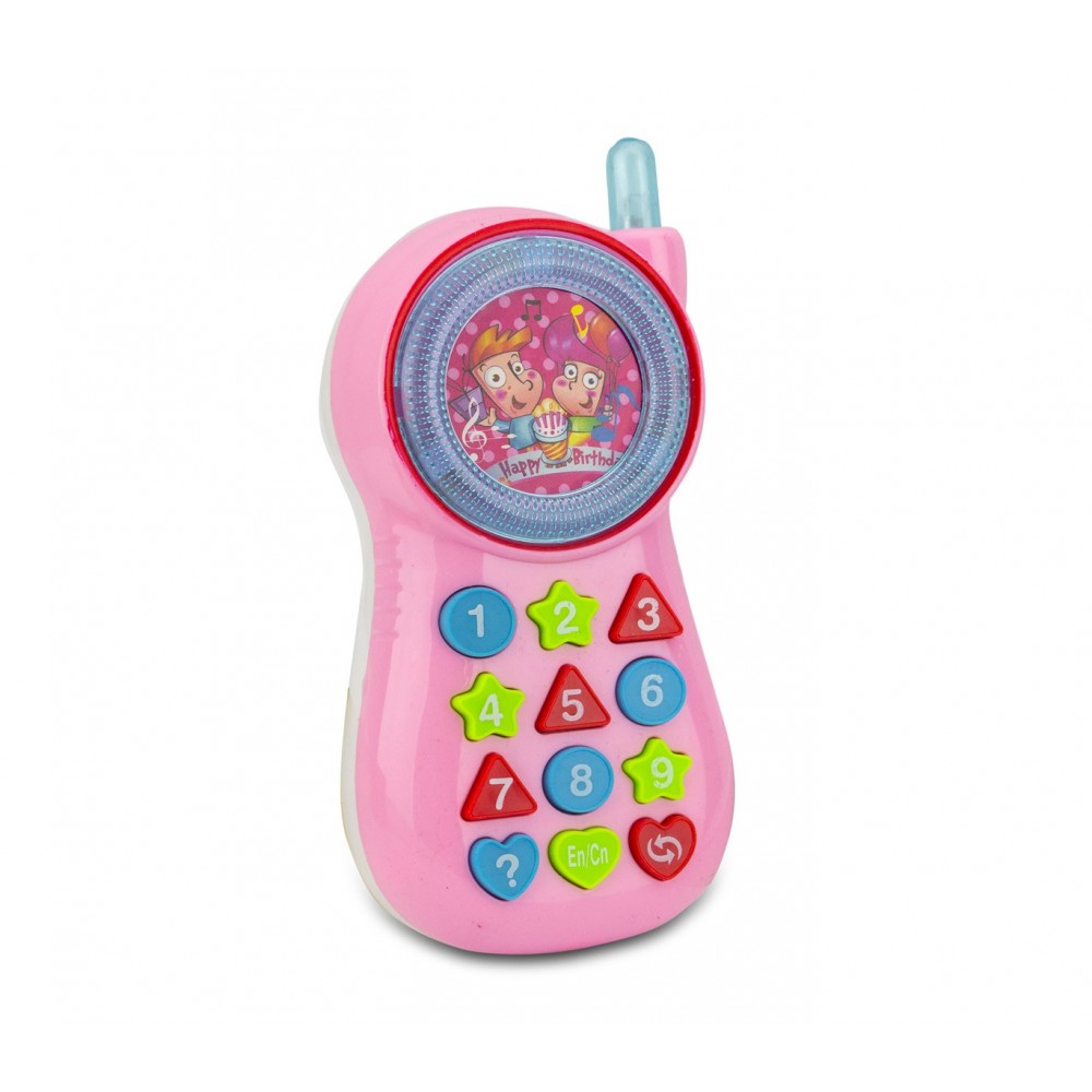 Telefono giocattolo 120000 DRIN DIRN BABY interattivo multilingue giochi di luce