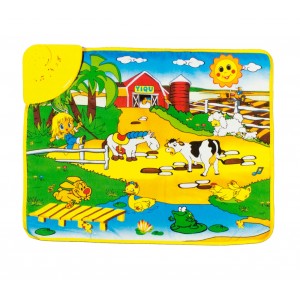 Tappeto musicale gioco interattivo 102194 con melodie e suoni 58 x 48cm