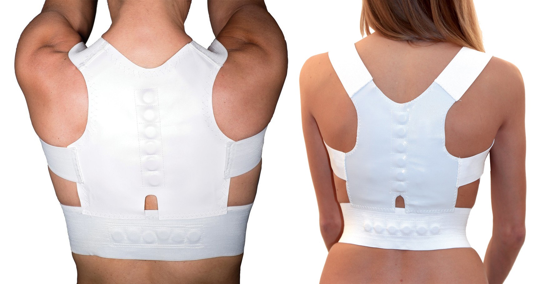 Supporto Tutore A Fascia Con 12 Magneti Unisex Correzione Postura 