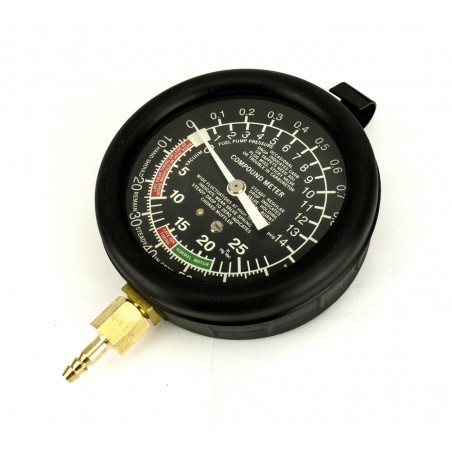 Manometro per la pompa del carburante 4505 FUBUCA universale con valigetta