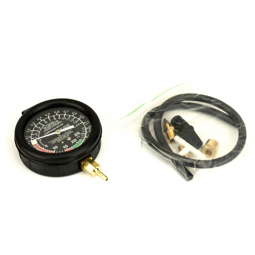 Manometro per la pompa del carburante 4505 FUBUCA universale con valigetta