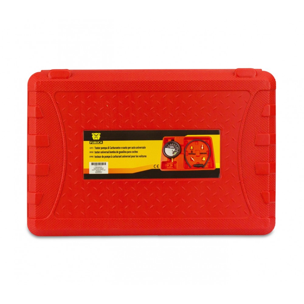 Manometro per la pompa del carburante 4505 FUBUCA universale con valigetta