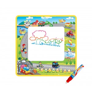Tappeto magico musicale da colorare 121773 con pennarello magico 50x50cm  2
