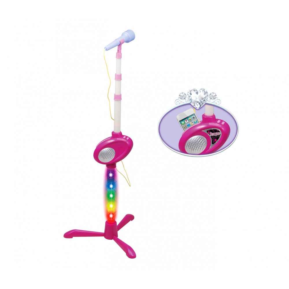 Microfono karaoke 637530 VALENTINA ROCKSTAR TEOREMA con mp3 fino a 123cm 