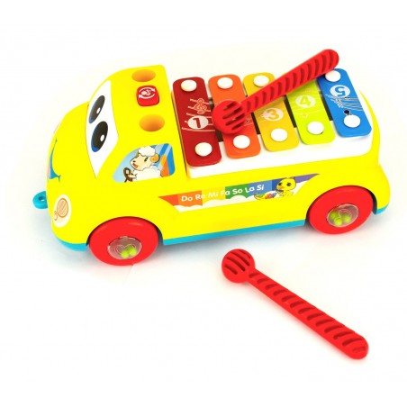 Gioco musicale per bambini 397657 CAMIONCINO XILOFONO CIGIOKI movimento di ruote Gioco musicale per bambini 397657 CAMIONCINO XILOFONO CIGIOKI movimento di ruote