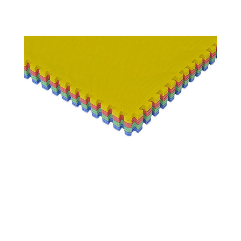 Tappeto puzzle eva 4 pz da gioco 393062 MULTICOLOR componibile 60x60x1 cm