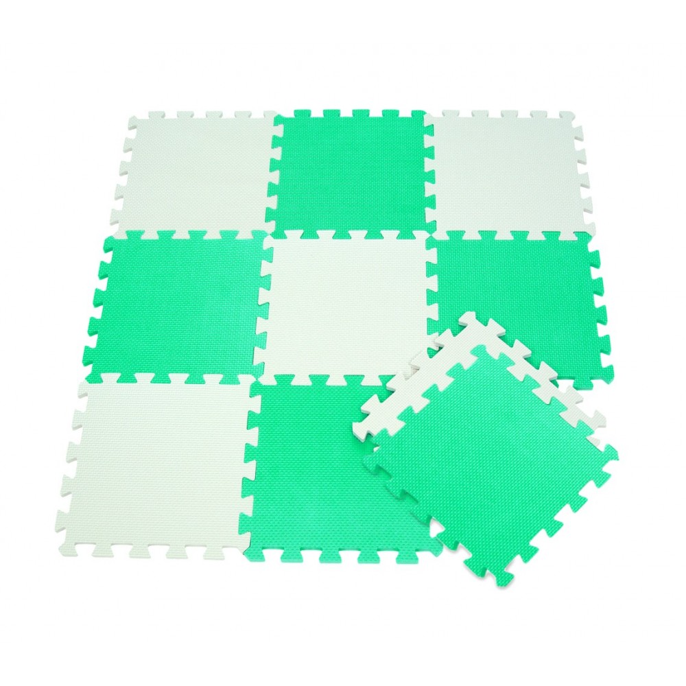 Tappeto puzzle eva 10 pz da gioco 410387 componibile 29.5 x 29.5 cm