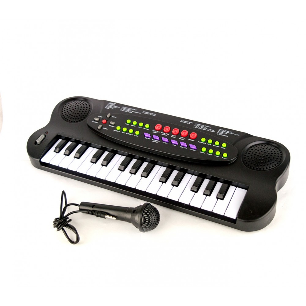 Tastiera elettronica giocattolo 101045 con microfono 32 tasti e tante melodie 