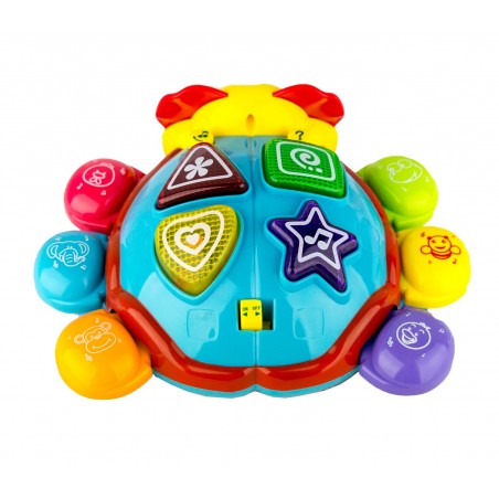 Coccinella musicale IMPARA GIOCANDO 341124 luci suoni e forme  Coccinella musicale IMPARA GIOCANDO 341124 luci suoni e forme