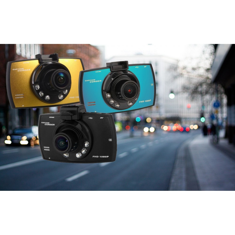 Camera dvr auto schermo lcd 2,7" full hd 1080P motion detection g-sensor