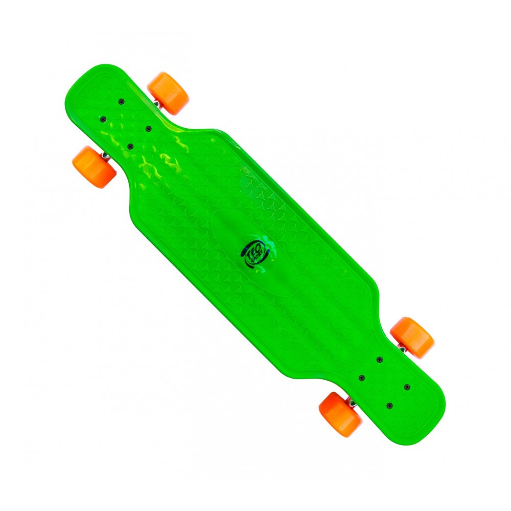 MEDIA WAVE store Skateboard Antiscivolo in ABS 515654 Colori Fluo Cuscinetti ABEC 7 80 cm 
