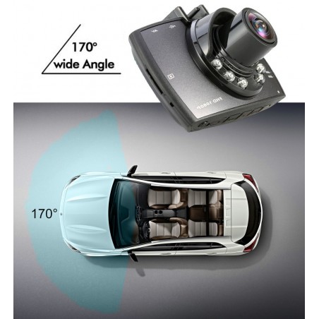 Camera dvr auto schermo lcd 2,7" full hd 1080P motion detection g-sensor