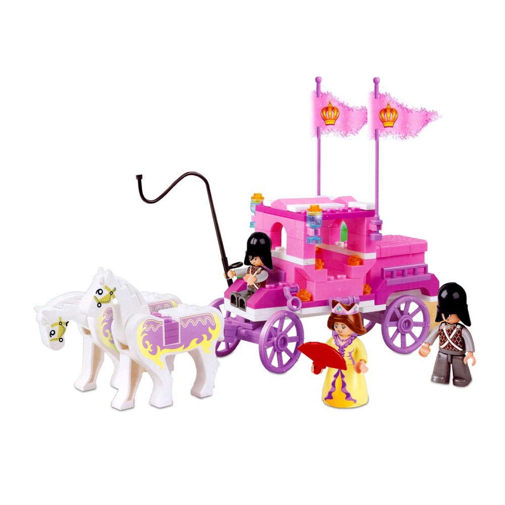 Playset costruzioni LA CARROZZA DELLA PRINCIPESSA 121276 CIGIOKI 137 elementi
